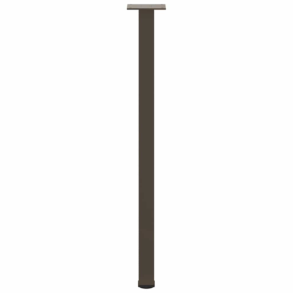 Konsollbordben 4 stk naturstål 72–74 cm stål