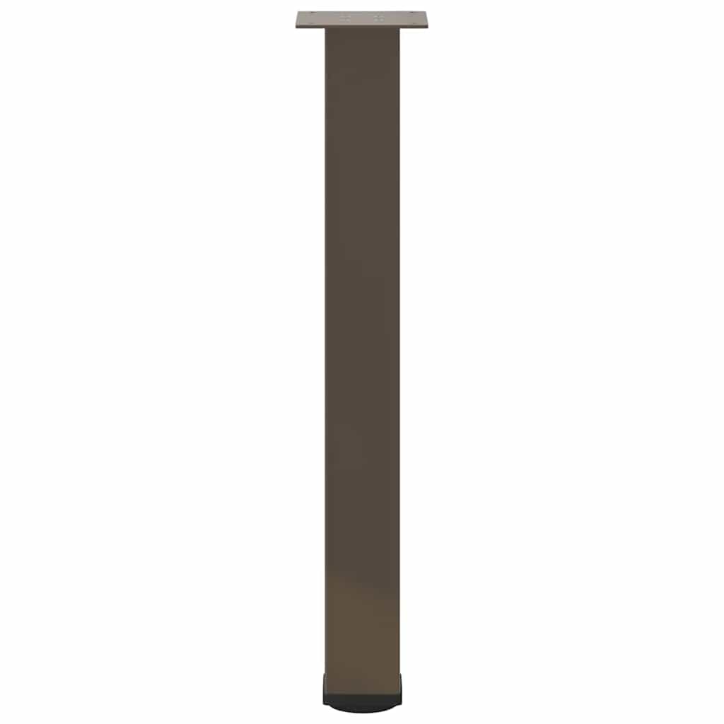 Konsollbordben 4 stk naturstål 72–74 cm stål