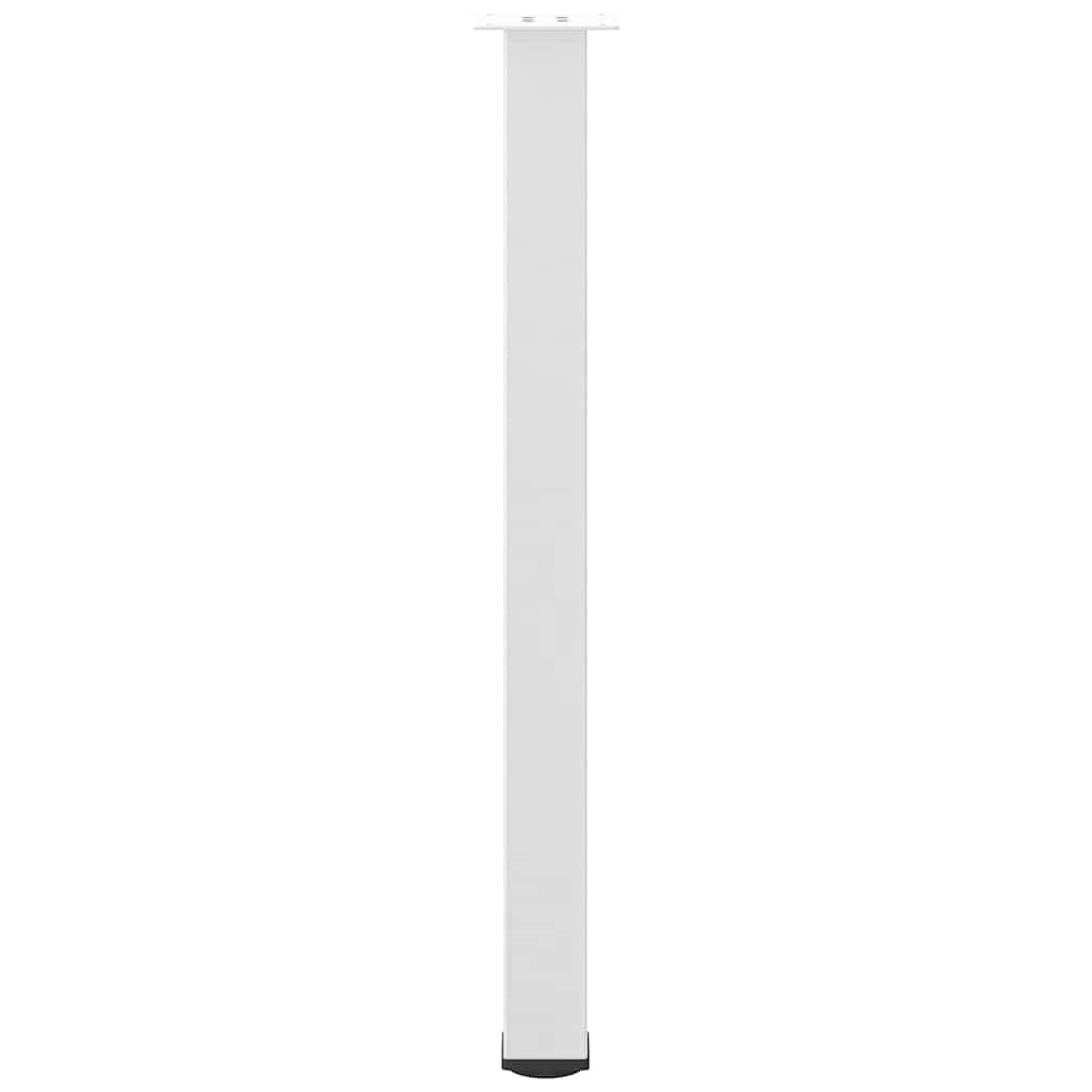 Barbordben 4 stk hvite 90-92 cm stål