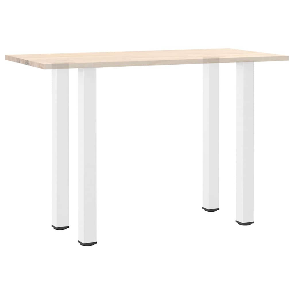 Barbordben 4 stk hvite 90-92 cm stål