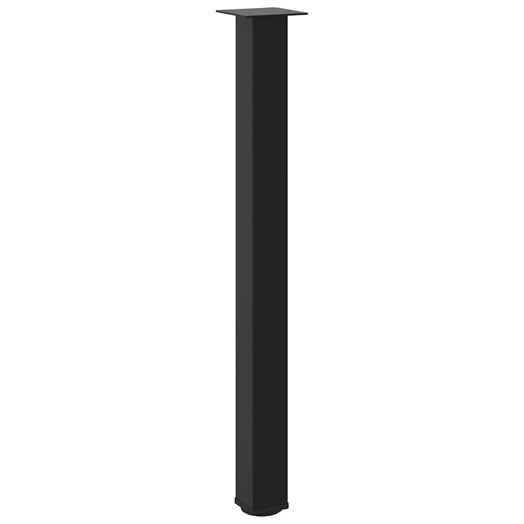 Barbordben 4 stk svart 100-102 cm stål