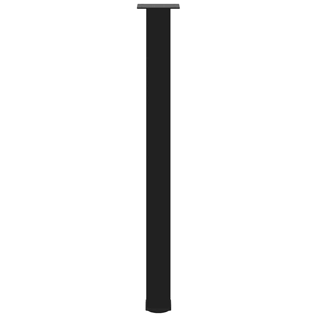 Barbordben 4 stk svart 100-102 cm stål