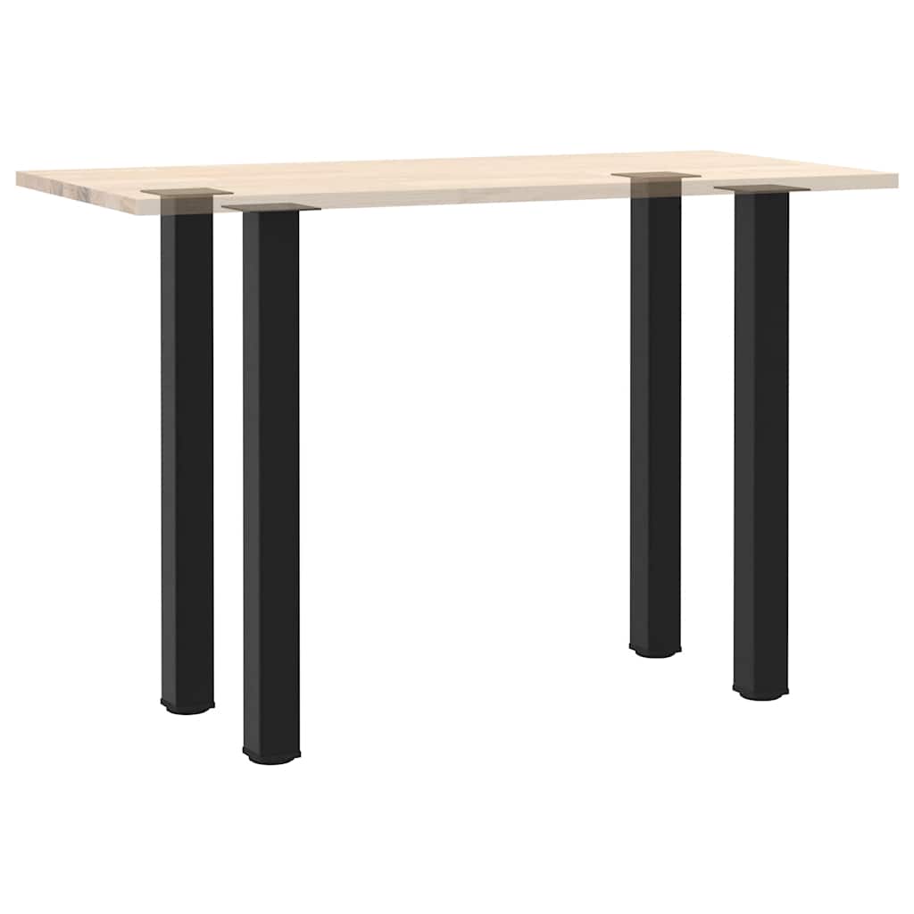 Barbordben 4 stk svart 100-102 cm stål