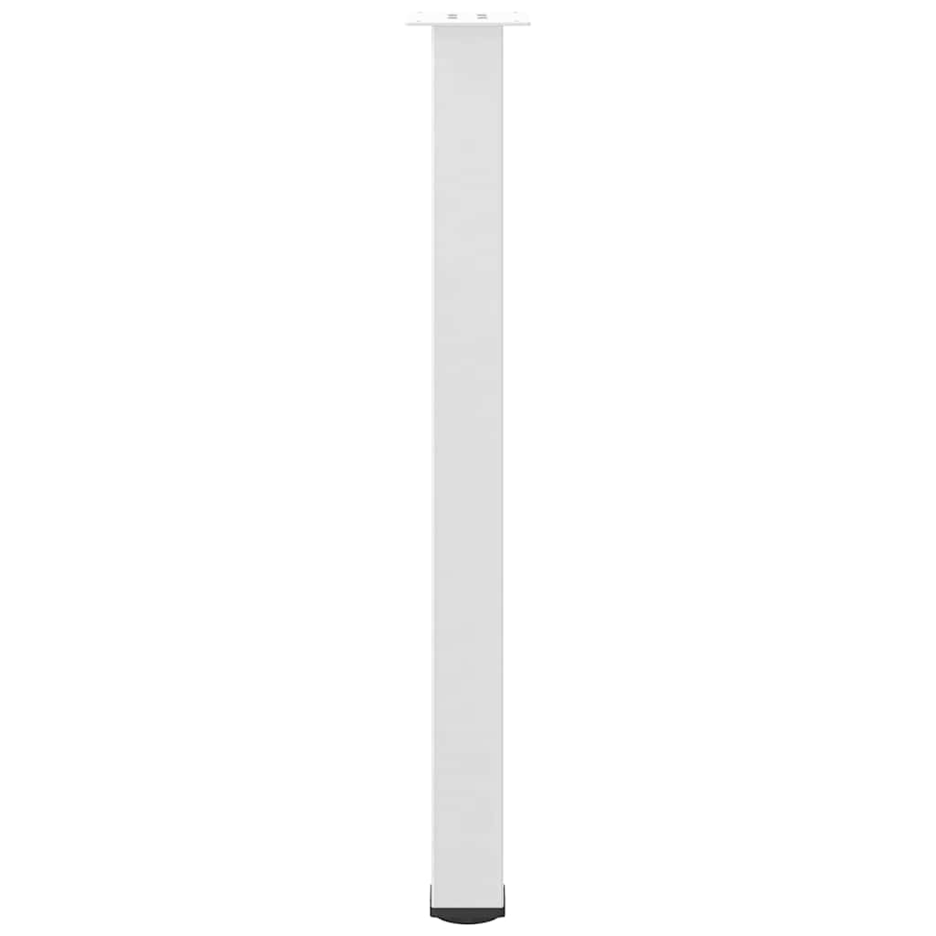 Barbordben 4 stk hvite 100-102 cm stål