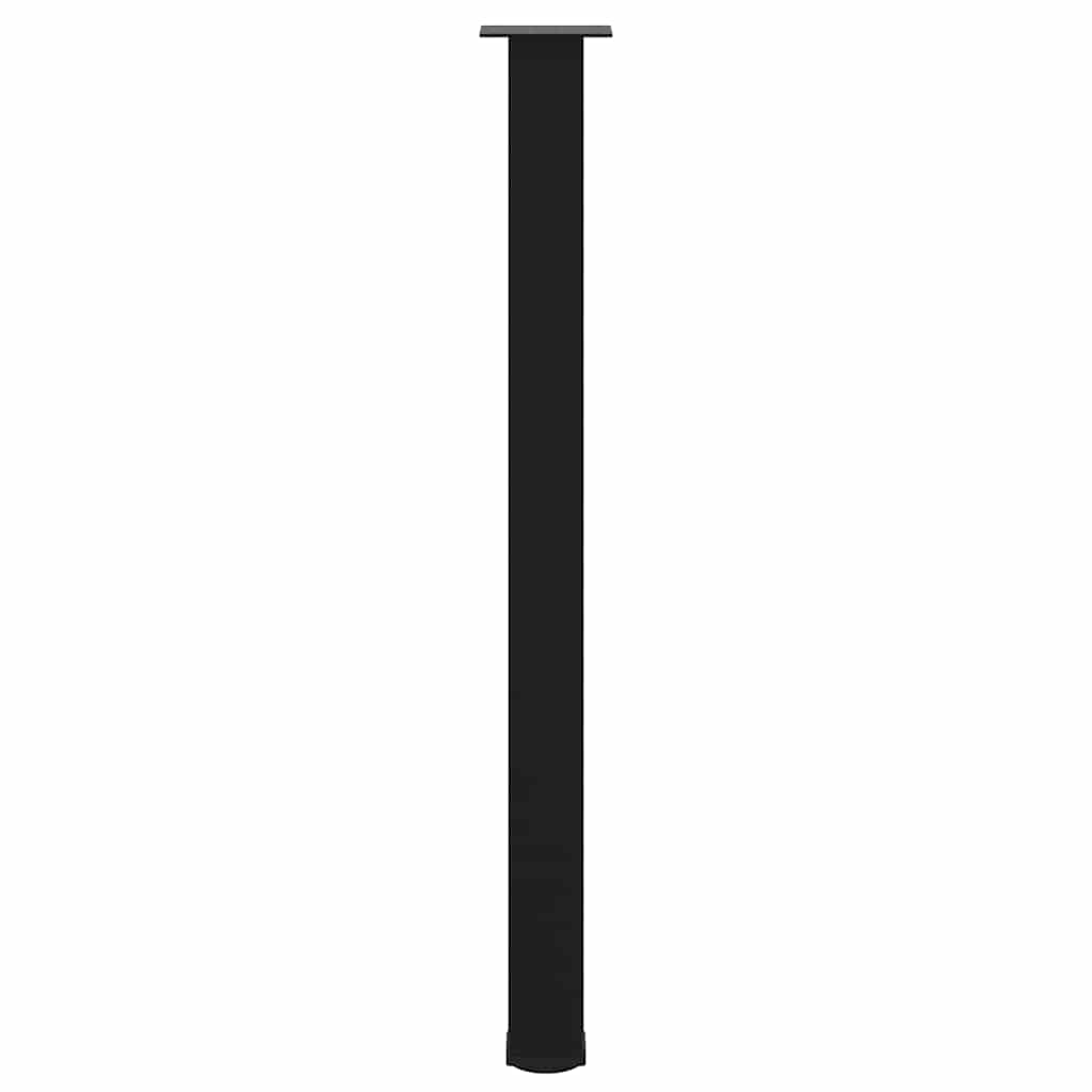 Barbordben 4 stk svart 110–112 cm stål