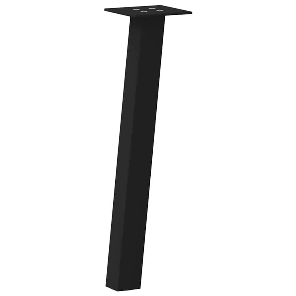 Salongbordben 4 stk svart 30 cm stål vidaXL