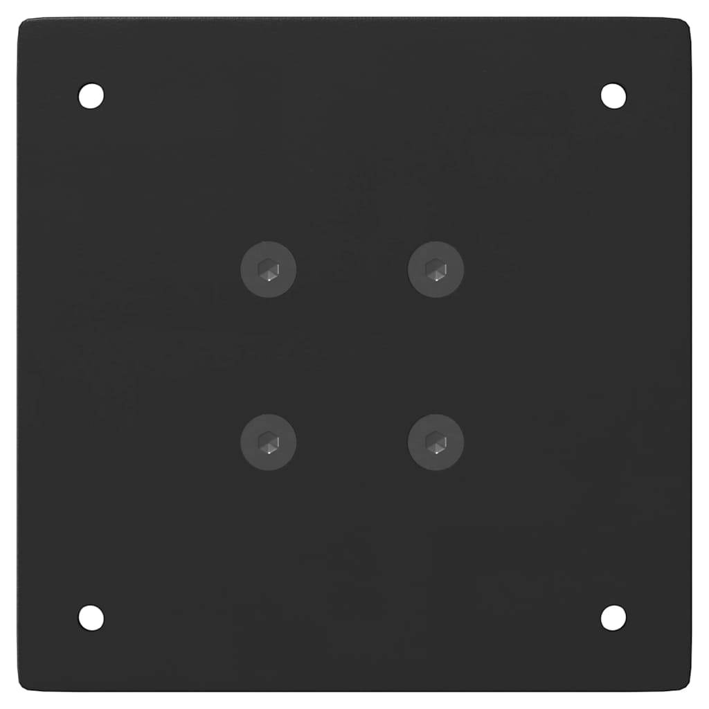 Salongbordben 4 stk svart 30 cm stål vidaXL