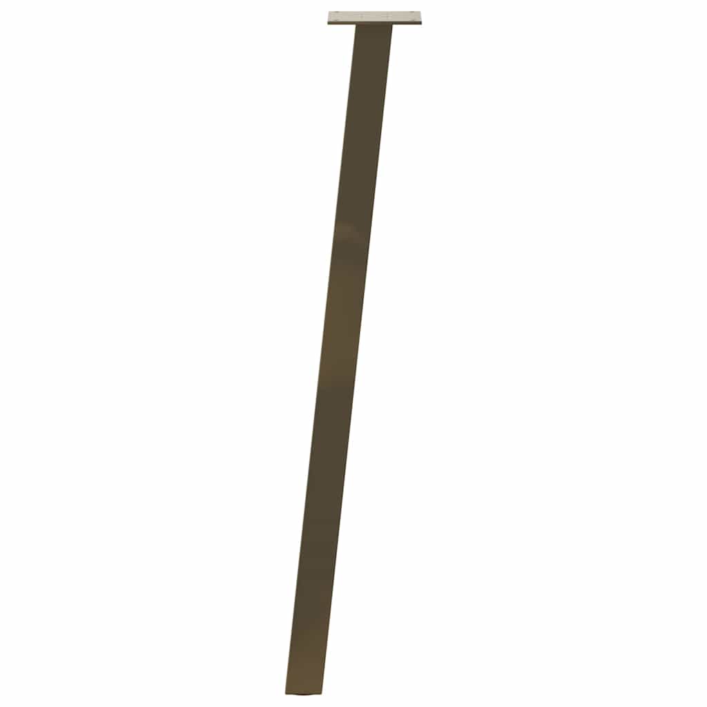Konsollbordben 4 stk naturstål 72 cm stål