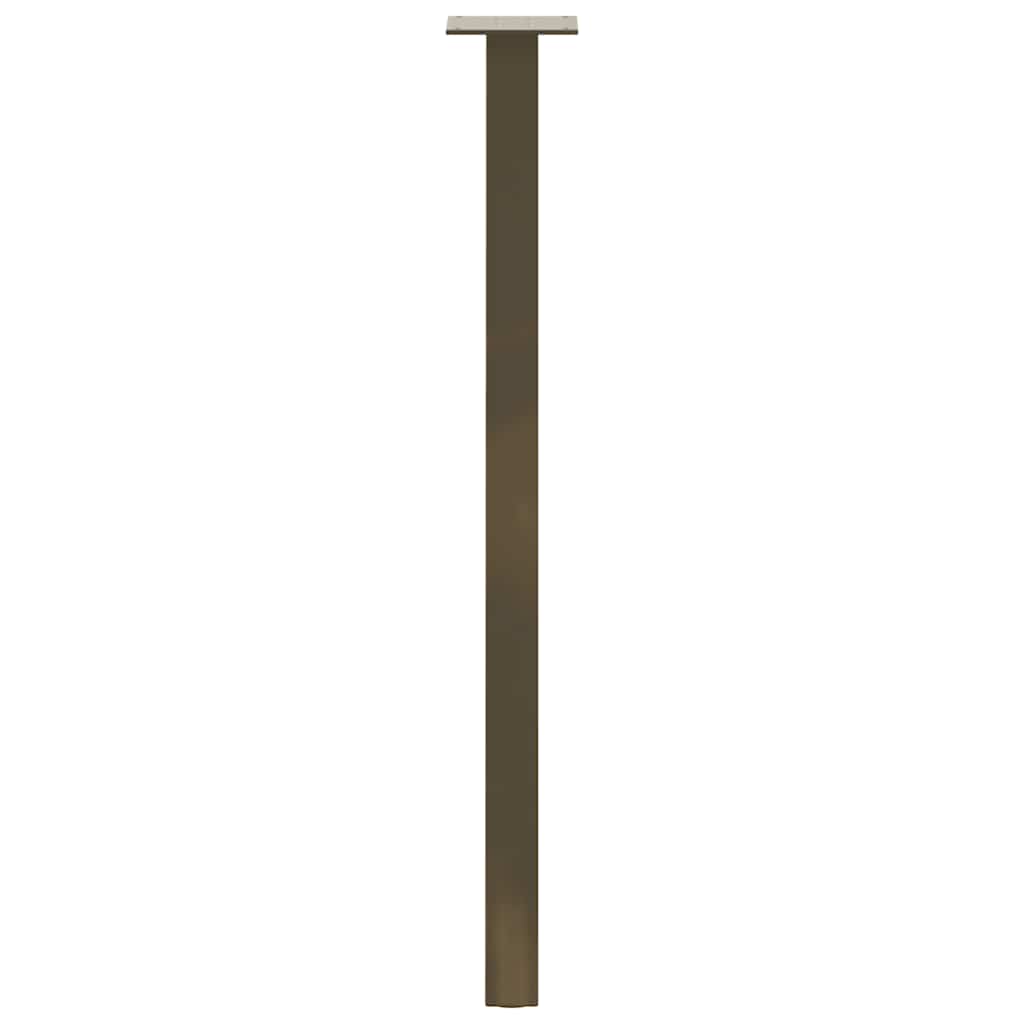 Konsollbordben 4 stk naturstål 72 cm stål