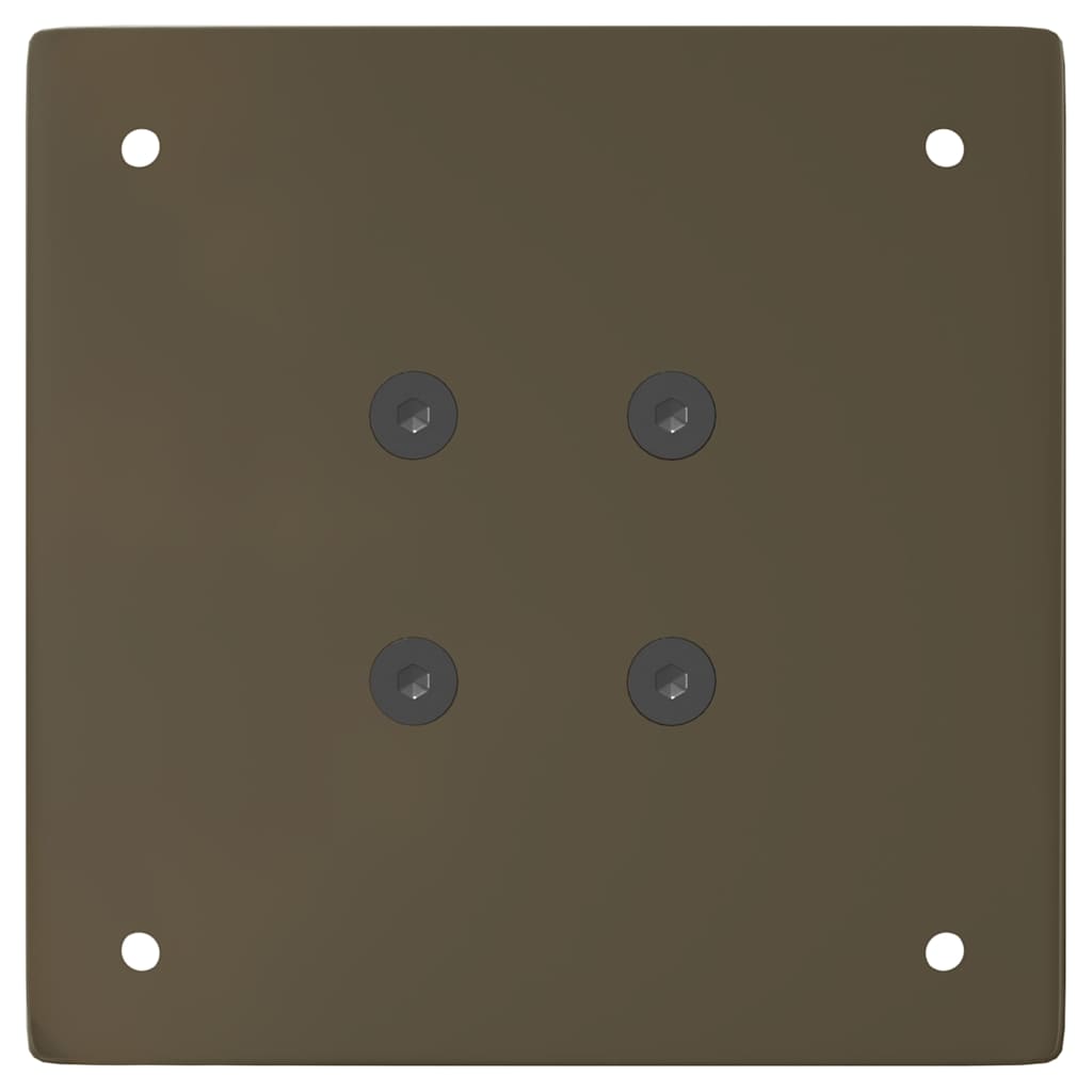 Salongbordben 4 stk naturstål 30 cm stål