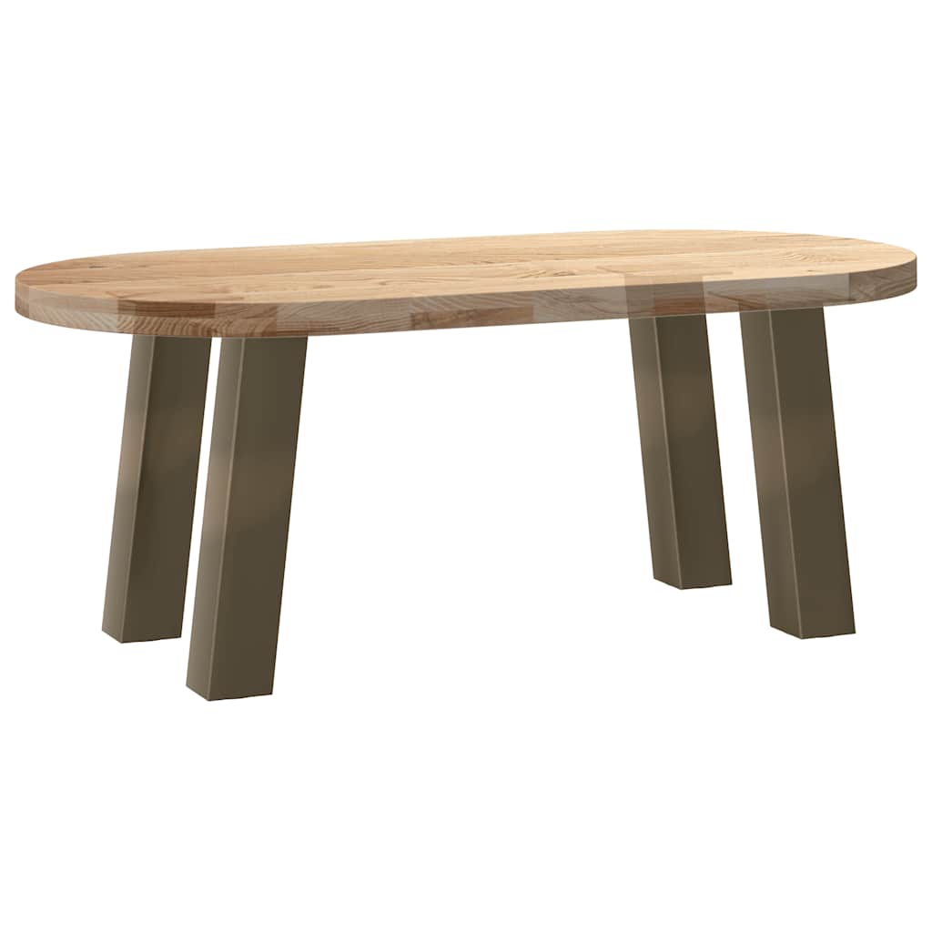 Salongbordben 4 stk naturstål 42 cm stål