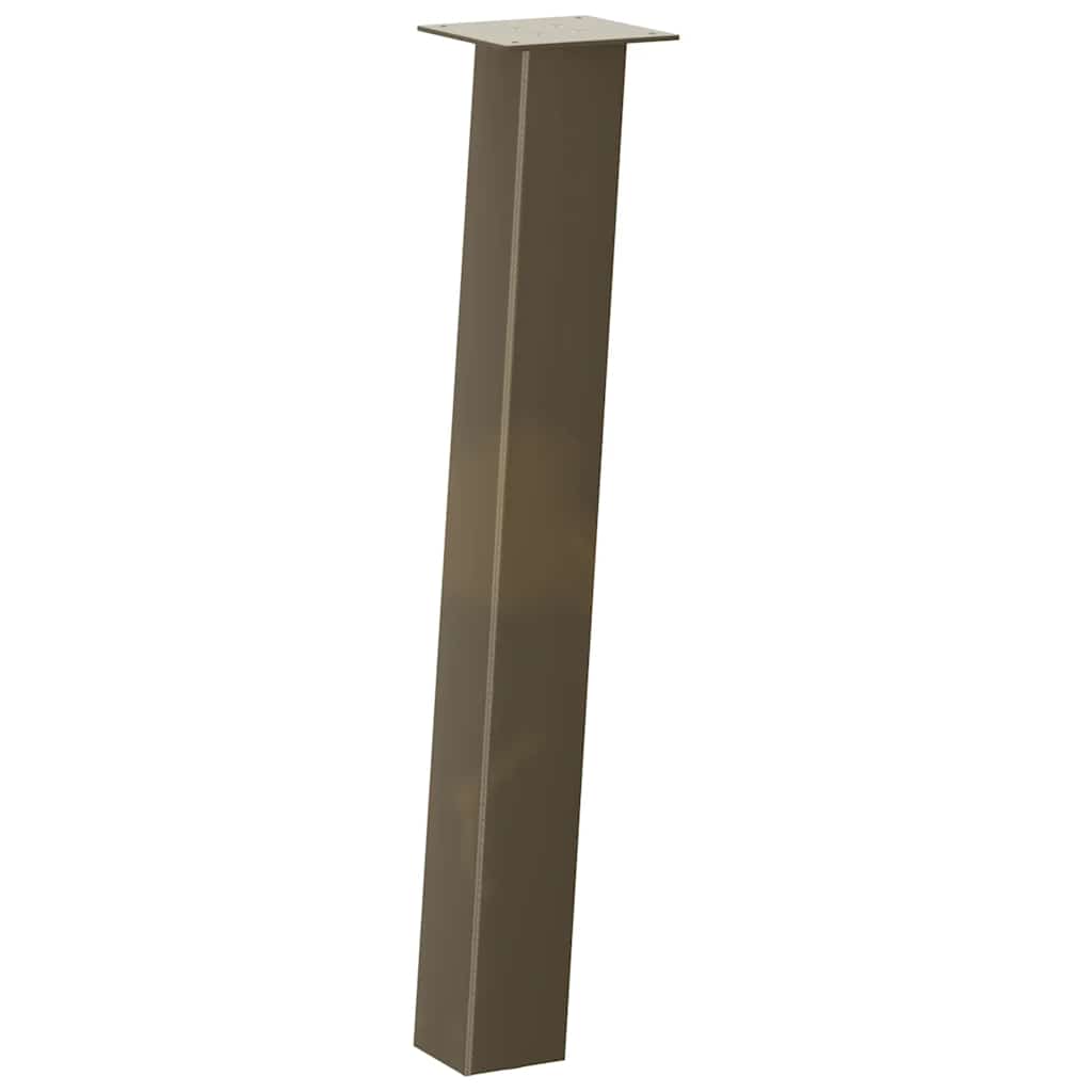 Konsollbordben 4 stk naturstål 72 cm stål