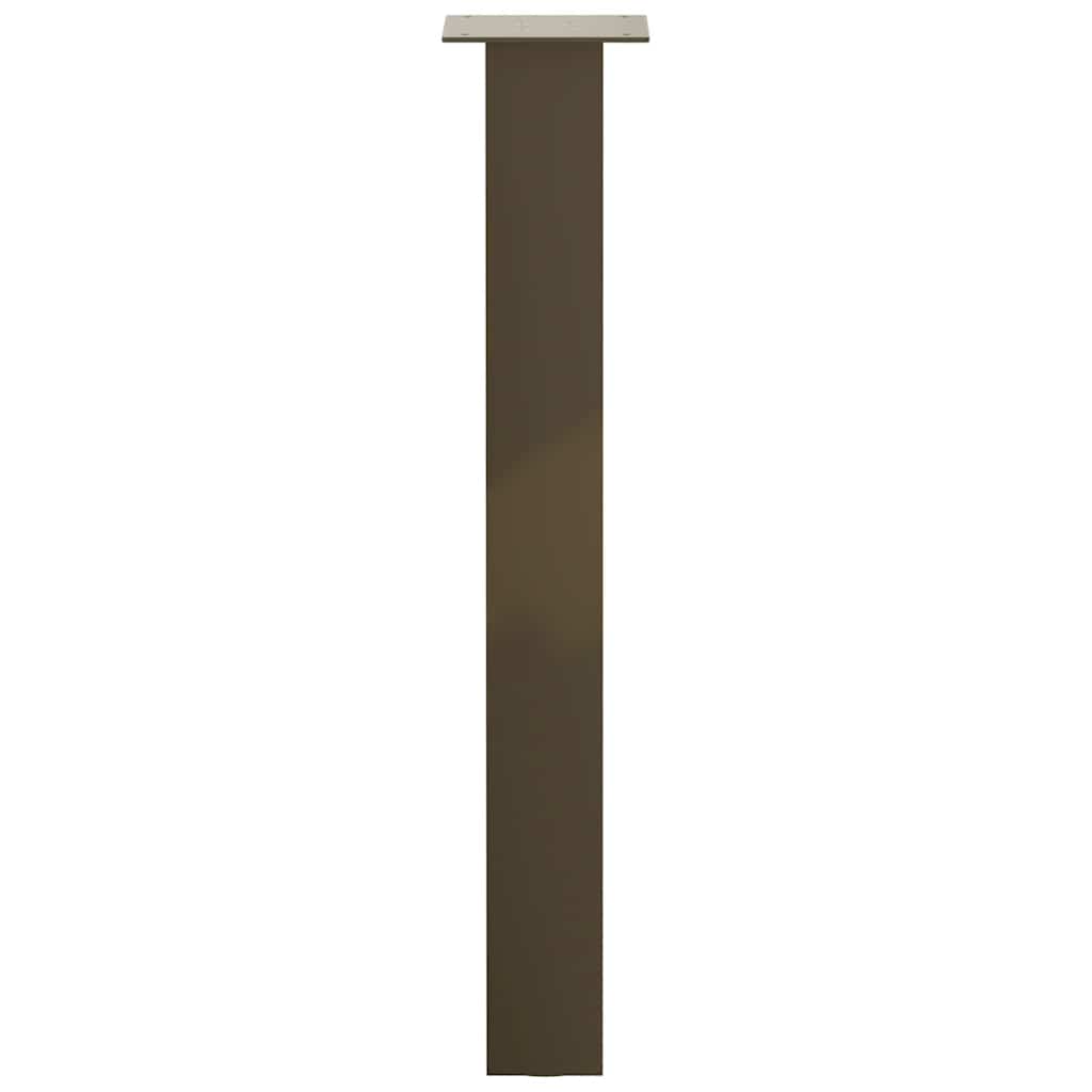 Konsollbordben 4 stk naturstål 72 cm stål