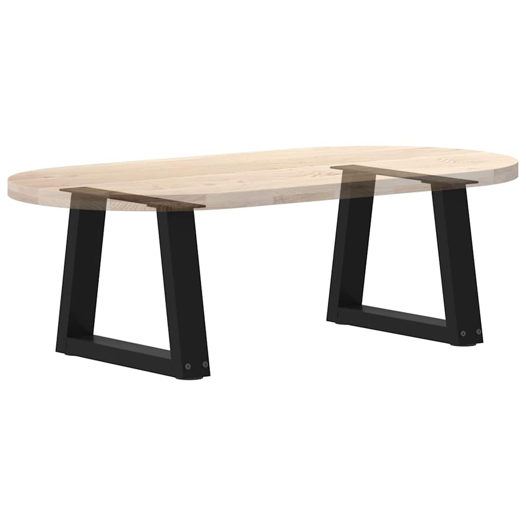 Salongbordben V-formet 2 stk svart 30x(30-31,3) cm stål