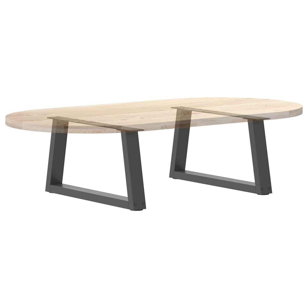 Salongbordben V-formet 2 stk antrasitt 70 x (30-31,3) cm stål