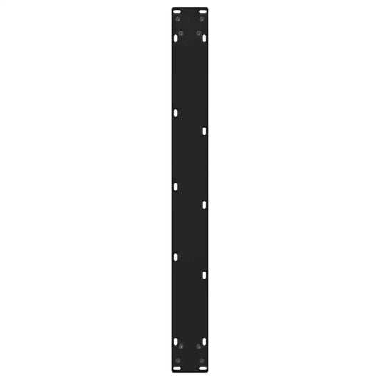 Spisebordben V-formet 2 stk svart 80 x (72-73,3) cm stål