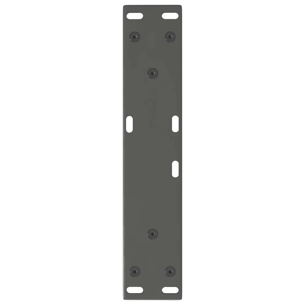 Salongbordben V-formet 2 stk antrasitt 30x(30-31,3) cm stål