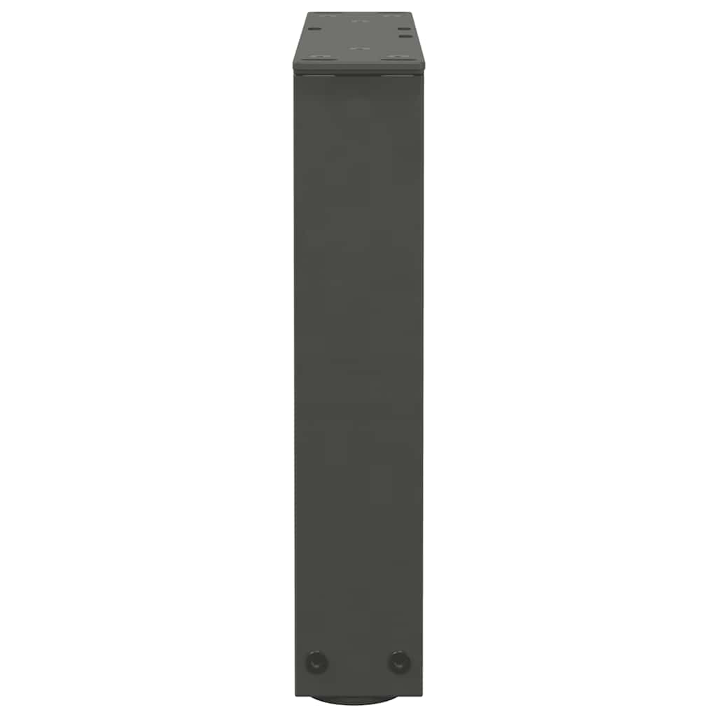 Salongbordben V-formet 2 stk antrasitt 40x(30-31,3) cm stål