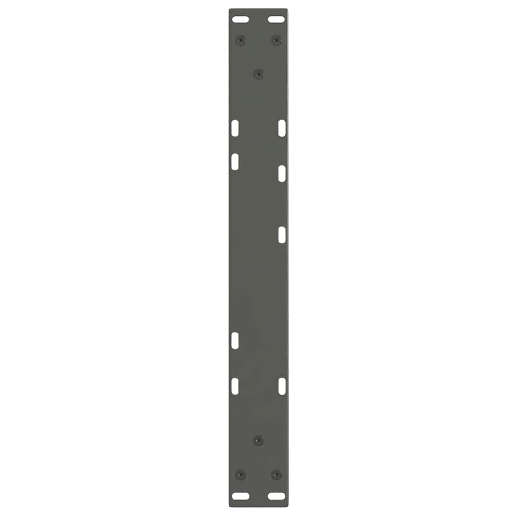 Salongbordben V-formet 2 stk antrasitt 50x(30-31,3) cm stål