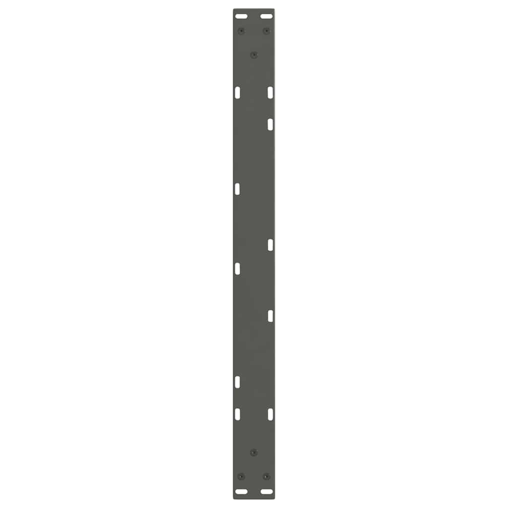 Salongbordben V-formet 2 stk antrasitt 70 x (30-31,3) cm stål