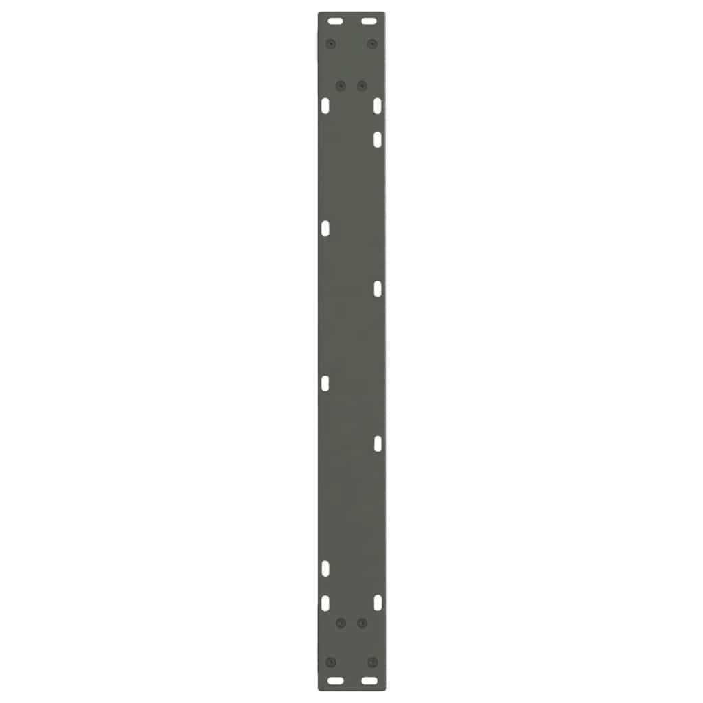 Spisebordben V-formet 2 stk antrasitt 80 x (72-73,3) cm stål