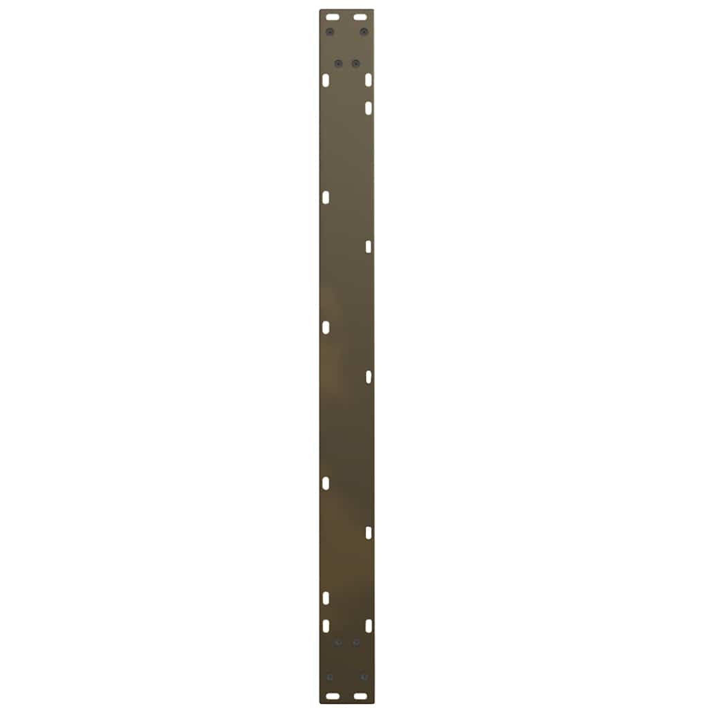 Spisebordben V-formet 2 stk naturstål 100x(72-73,3) cm stål