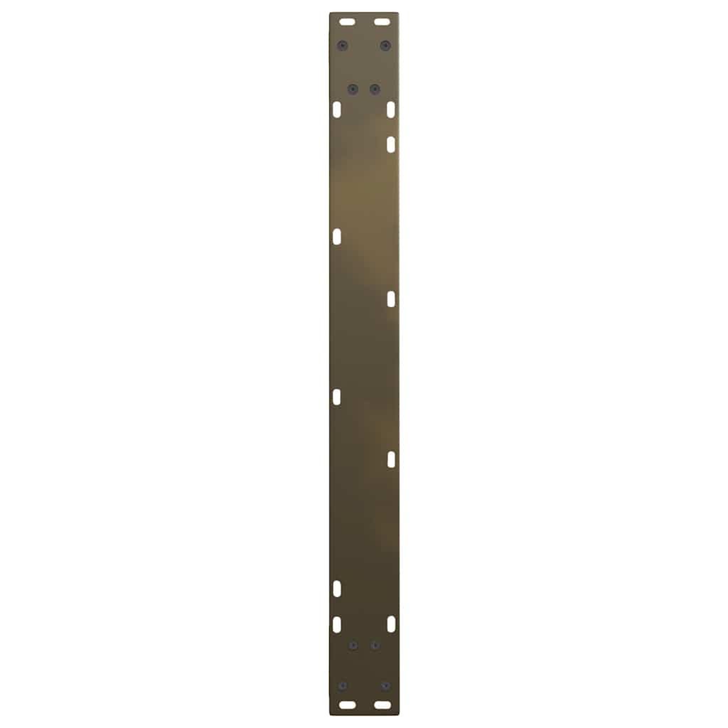 Spisebordben V-formet 3 stk naturstål 90 x (72-73,3) cm stål