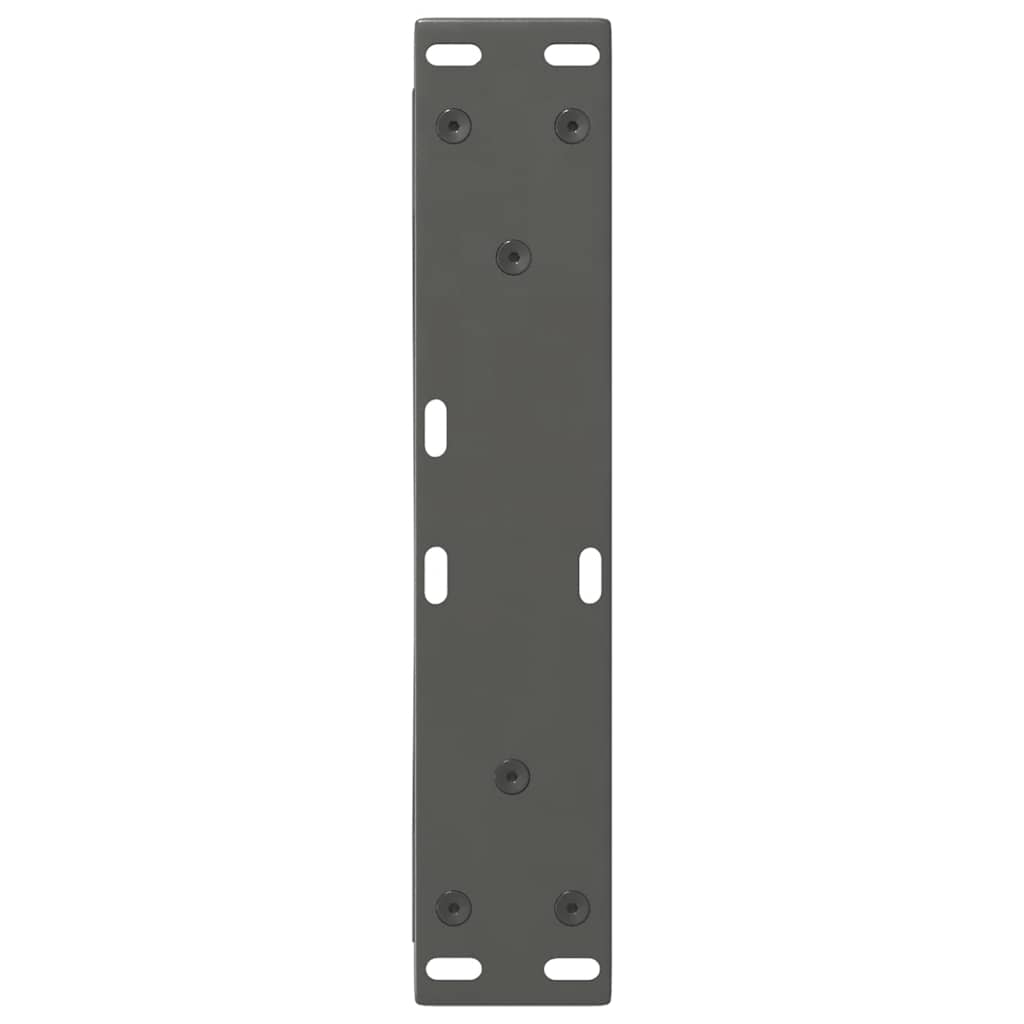 Salongbordben 2 stk antrasitt 30x(30-31,3) cm stål