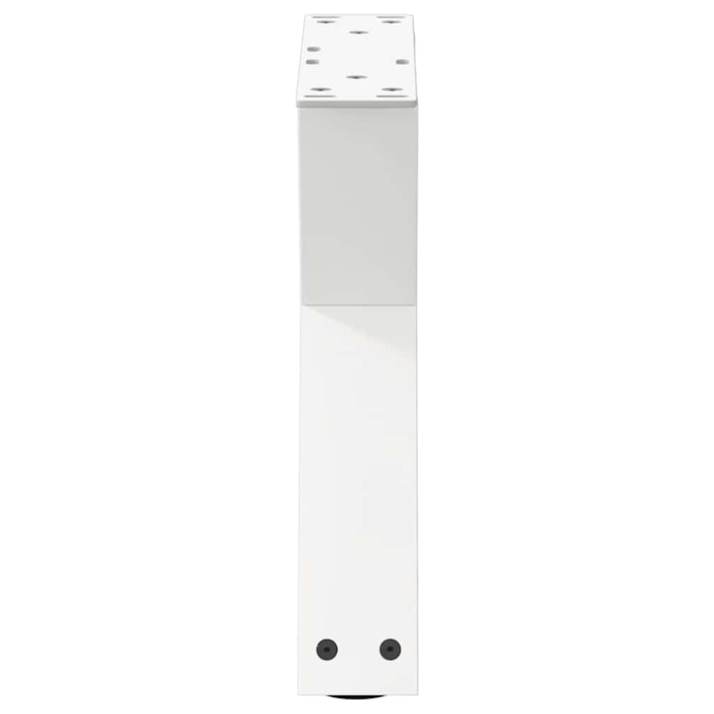 Salongbordben 2 stk hvite 40x(30-31,3) cm stål