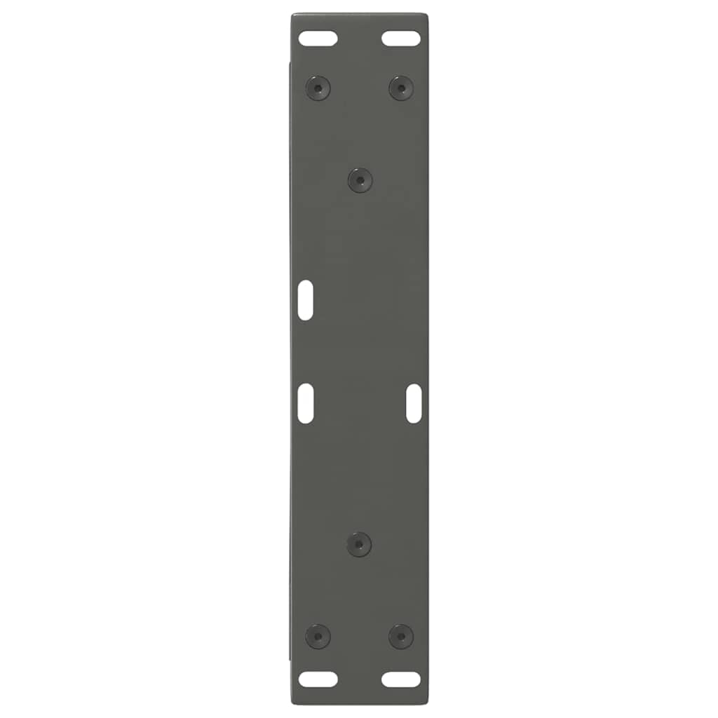 Salongbordben 2 stk antrasitt 40x(30-31,3) cm stål