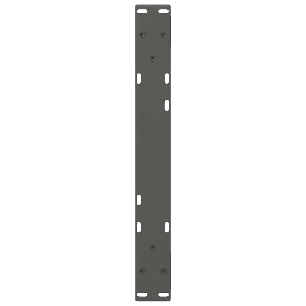 Salongbordben 2 stk antrasitt 60 x (30-31,3) cm stål