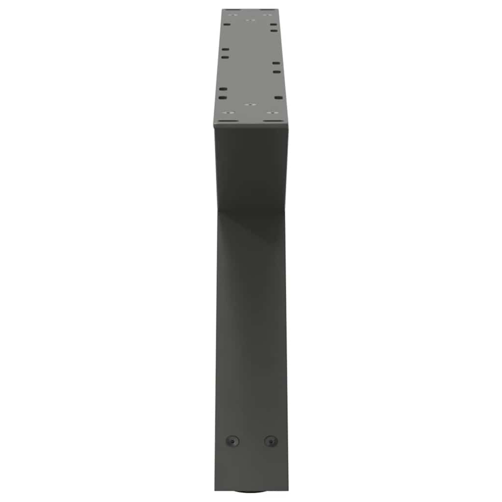Salongbordben 2 stk antrasitt 70 x (30-31,3) cm stål