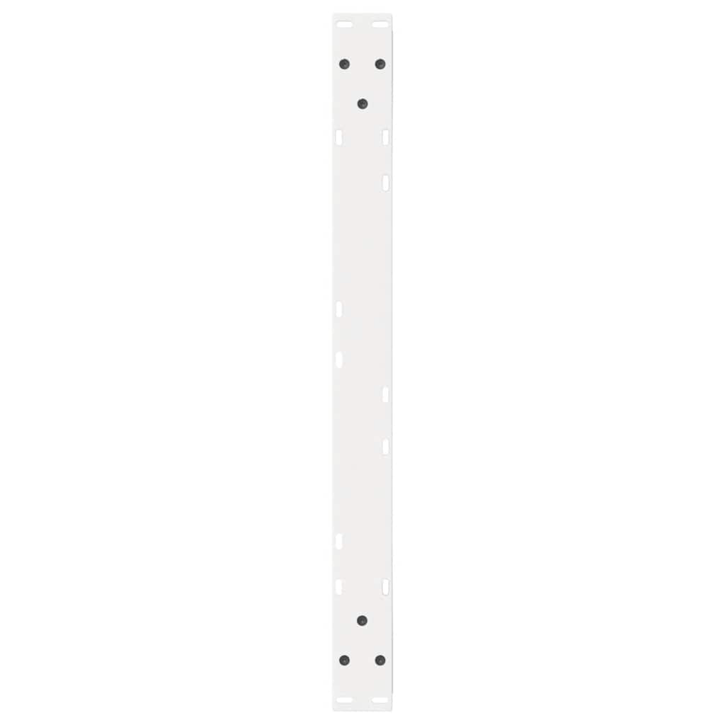 Salongbordben 2 stk hvite 70 x (42-43,3) cm stål