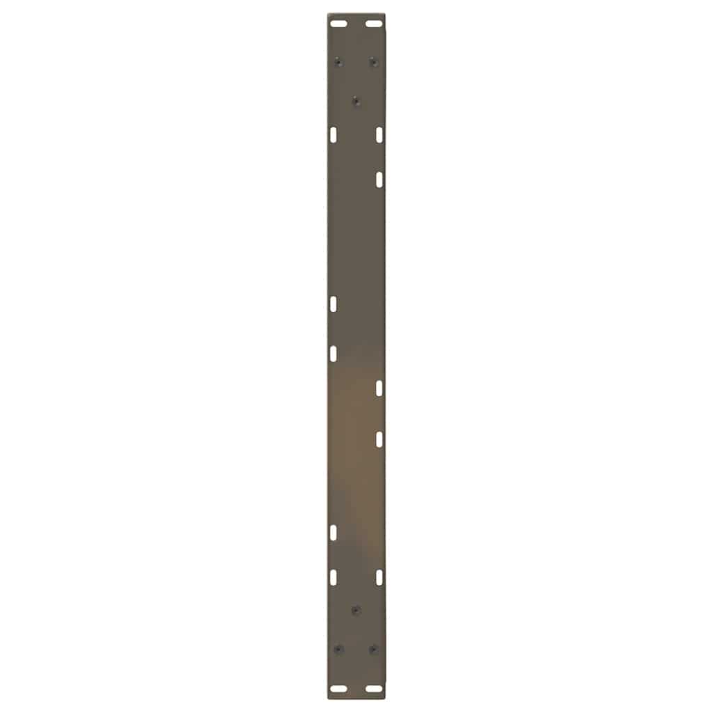Salongbordben 2 stk naturstål 70 x (42-43,3) cm stål