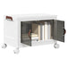 Oppbevaringsboks stablebar med hjul 28 L 48,5x29,5x33 cm