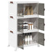 Oppbevaringsboks stablebar med hjul 3-lags 75 L 64x39,5x110,5cm