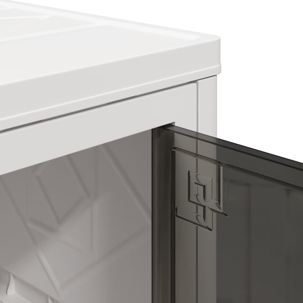 Oppbevaringsboks stablebar med hjul 4lags 28L 48x29,5x112,5 cm