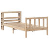 Sengeramme uten madrass 75x190 cm heltre furu