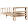 Sengeramme uten madrass 75x190 cm heltre furu