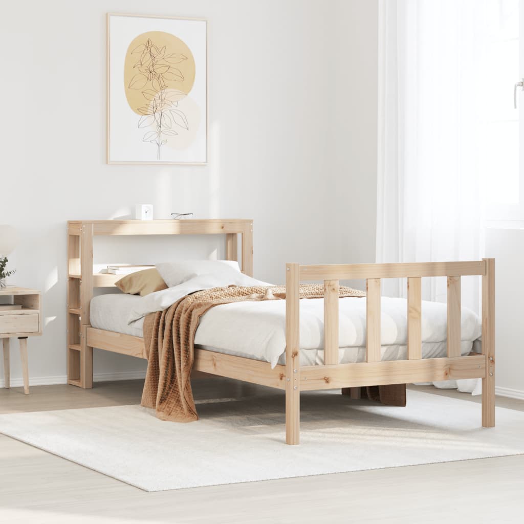 Sengeramme uten madrass 75x190 cm heltre furu