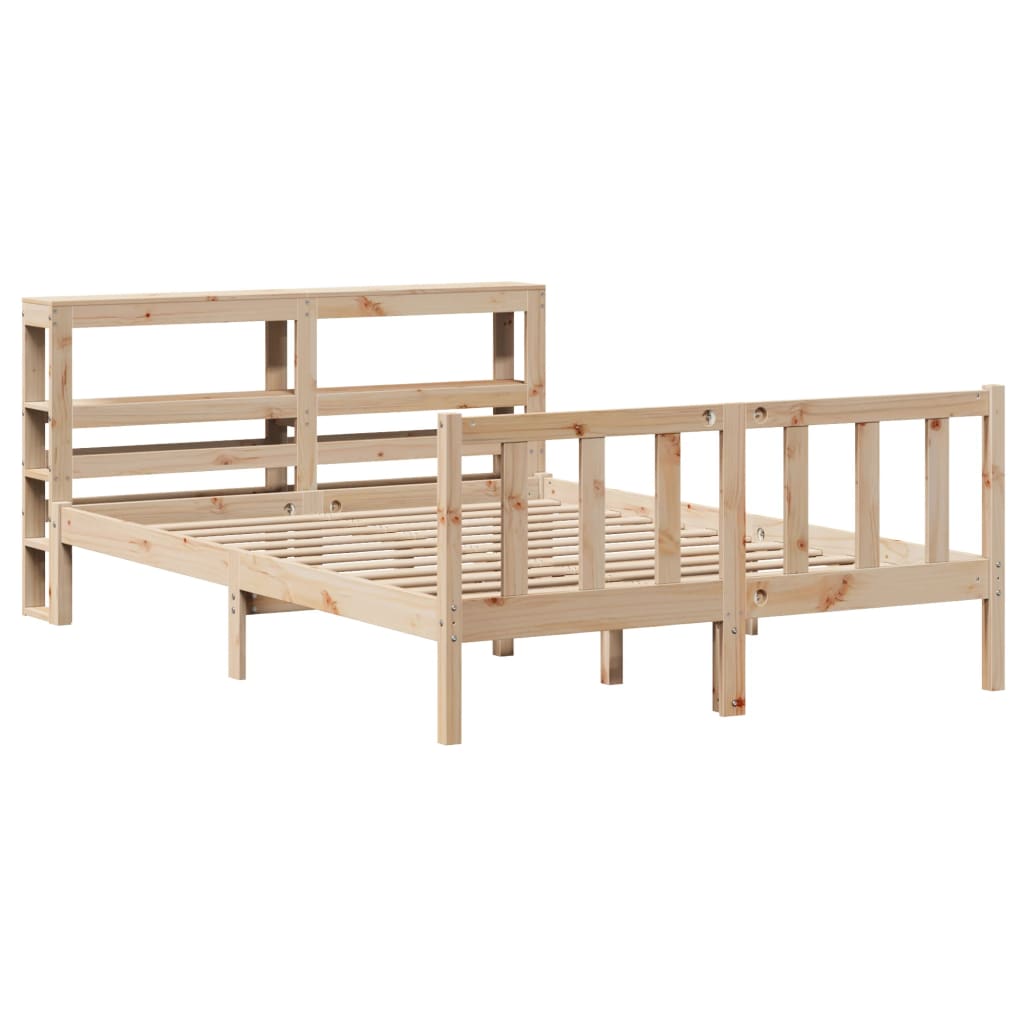 Sengeramme uten madrass 140x200 cm heltre furu