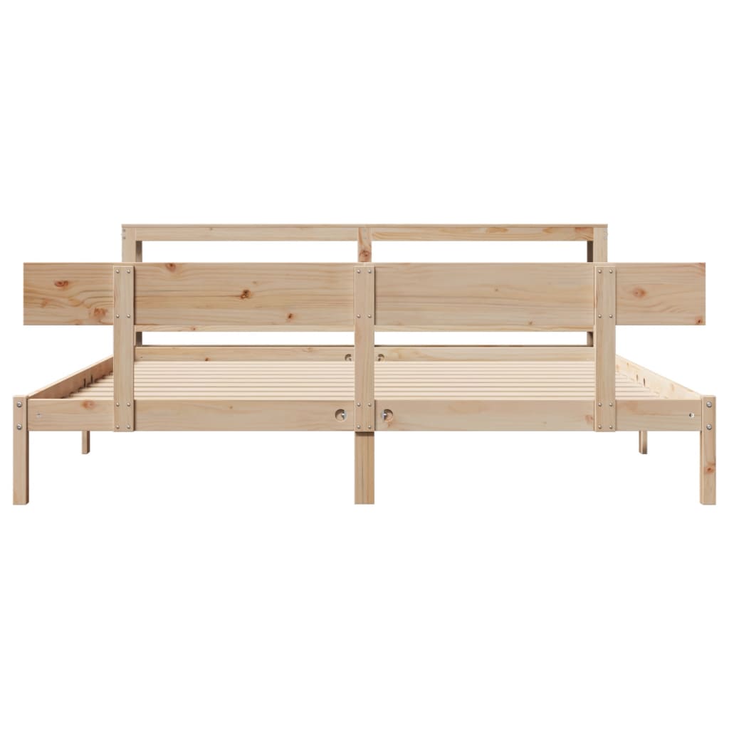 Sengeramme uten madrass 180x200 cm heltre furu
