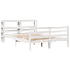 Sengeramme uten madrass hvit 135x190 cm heltre furu