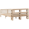 Sengeramme uten madrass 140x190 cm heltre furu