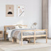 Seniorseng med hodegavl 120x190 cm heltre furu