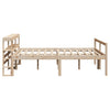 Seniorseng med hodegavl 140x190 cm heltre furu