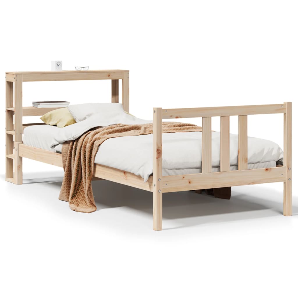 Sengeramme med hodegavl 90x190 cm heltre furu