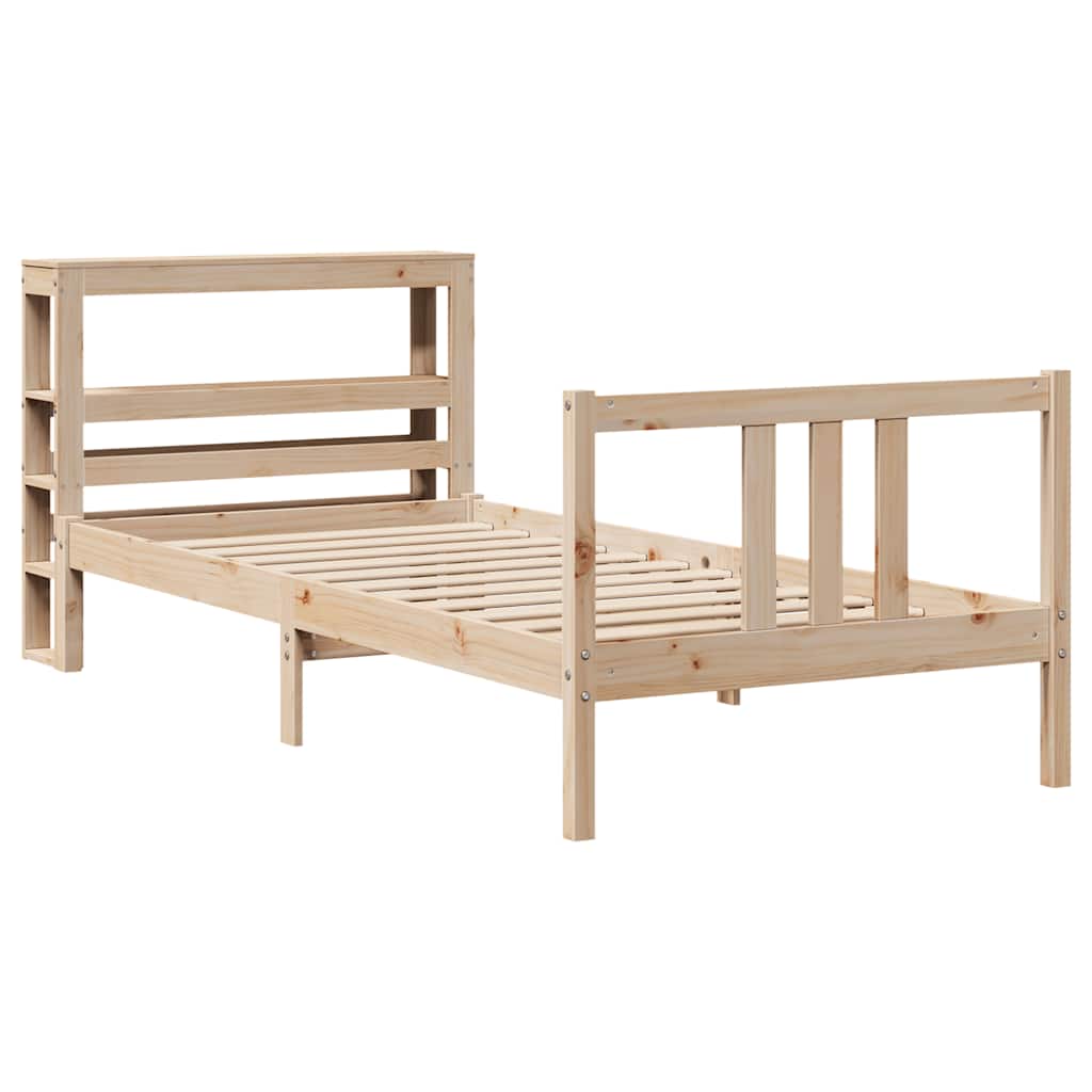Sengeramme med hodegavl 90x190 cm heltre furu