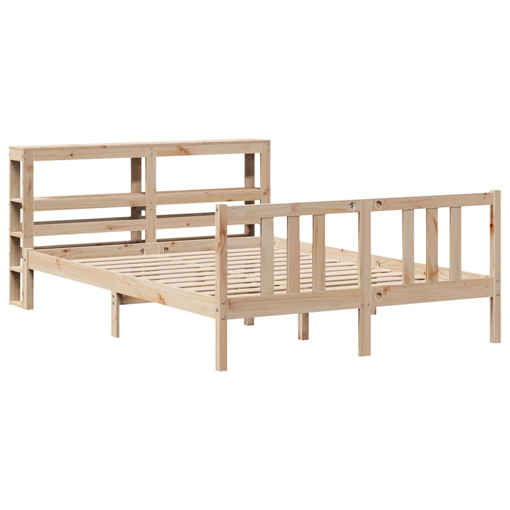 Sengeramme med hodegavl 120x200 cm heltre furu