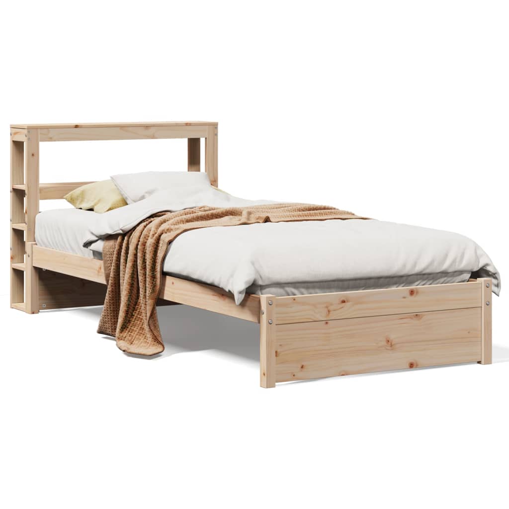 Sengeramme med hodegavl 75x190 cm heltre furu